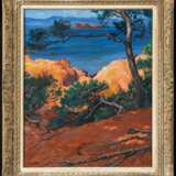 Baude, Francois Charles (1880 Houplines - 1953 Armentières). Am Mittelmeer oberhalb von St. Raphael - Foto 2