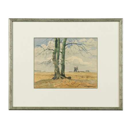 UMGELTER, HERMANN (Stuttgart 1891-1962), 4 Landschaften in Stimmung der vier Jahreszeiten, - Foto 1