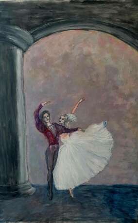 Painting “Ballet”, Klemay, Частная, Watercolor paper, Watercolor, Renaissance, жанровая сцена, Russia, 2021 - photo 1