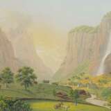 Bleuler, Johann Heinrich (1787 - 1857). Der Staubachfall im Lauterbrunnental - Foto 1