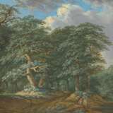 Rauscher, Friedrich (1754 Coburg - 1808 Coburg). Waldlandschaft mit Wanderern - Foto 1