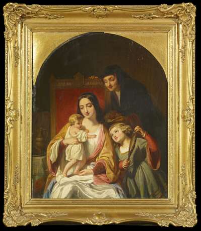Pauwels, Ferdinand (1830 Ekeren - 1904 Dresden). Zwei Gemälde: Familienszenen in historischen Renaissancekostümen - Foto 5