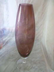 Vase tulipe Wagenfeld violet