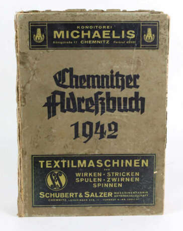 Chemnitzer Adressbuch 1942 - Foto 1