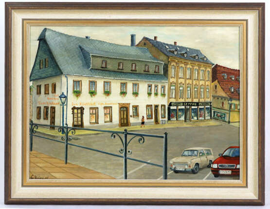 Markt Burgstädt - signiert - photo 1