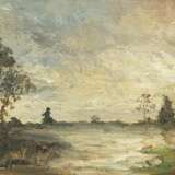 Vollon, Antoine (1833 Lyon - 1900 Paris). Landschaft unter Gewitterhimmel - photo 1