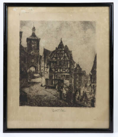 Plönlein Rothenburg ohne Titel - Probst, Otto Ferdinand - Foto 1