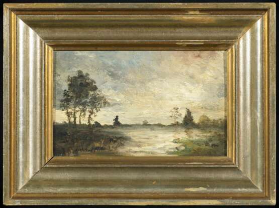 Vollon, Antoine (1833 Lyon - 1900 Paris). Landschaft unter Gewitterhimmel - photo 2