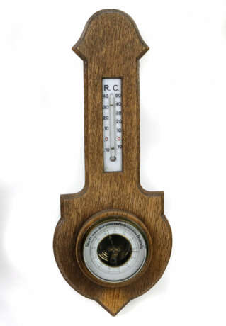 Wandbaro-/ Thermometer 1930er Jahre - фото 1