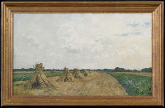 Vreedenburgh, Cornelis (1880 Woerden - 1946 Laren). Felderlandschaft im Spätsommer - фото 2