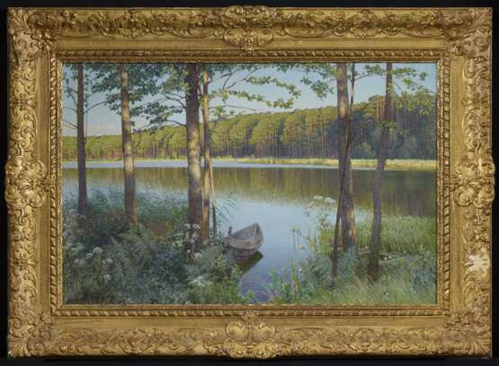 Vorgang, Paul (1860 Berlin - 1927 Berlin). Grunewaldsee - photo 2