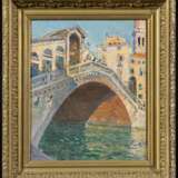 Schlichting, Max (1866 Sagan - 1937 Bad Tölz). Die Rialtobrücke in Venedig - Foto 2