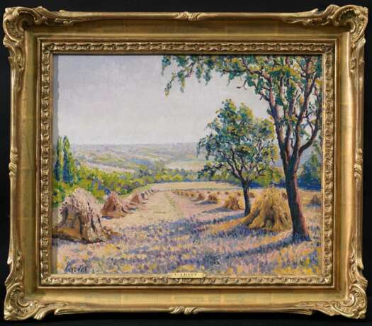 Cariot, Gustave (1872 Paris - 1950 Mandres). Sommerliche Felderlandschaft bei Périgny - фото 2
