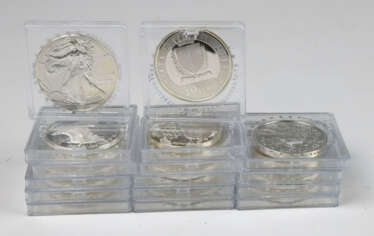 15 Silbermünzen Set 2013 unter anderem
