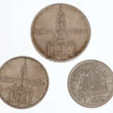 1, 2 und 5 Reichsmark 1934 - фото 1