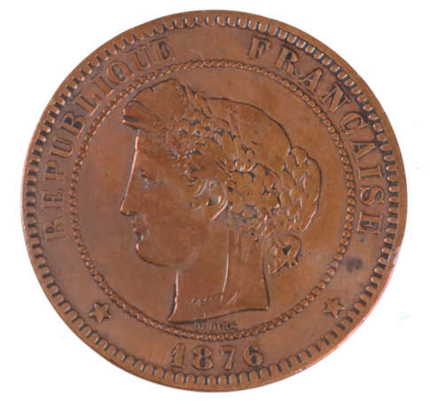 10 Cent Frankreich 1876A - Foto 1