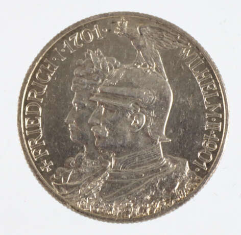 2 Mark Deutsches Reich Preussen 1901 - Foto 1