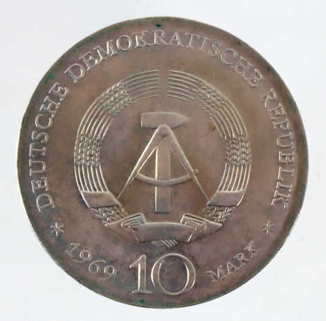 10 Mark DDR Böttger Meissen 1969 - фото 2