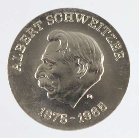 10 Mark DDR Albert Schweitzer 1975 - Foto 1