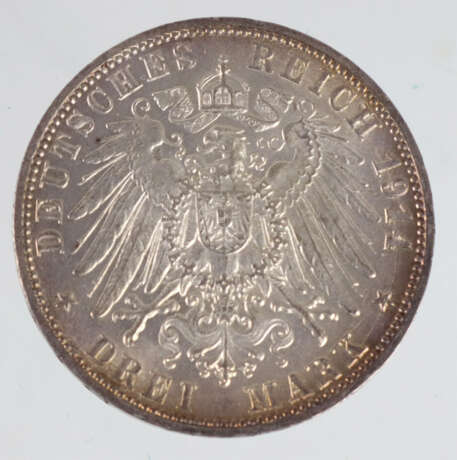 3 Mark Wilhelm II von Württemberg 1914 F - photo 2
