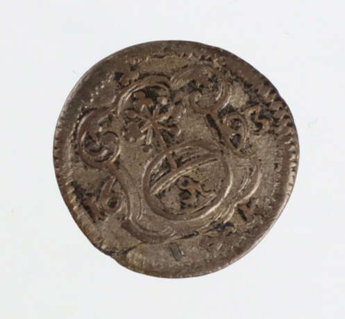 1 Pfennig Sachsen 1693 IK - photo 1