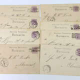 8 Postkarten Sachsen 1883 - фото 1