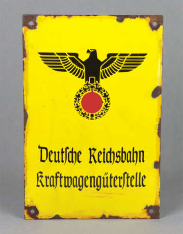 Emailleschild Deutsche Reichsbahn - photo 1