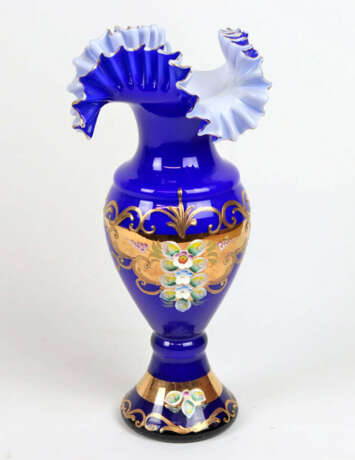 Faltenglas Vase - photo 1