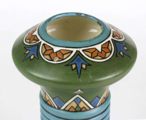 Jugendstil Keramik Vase um 1910 - фото 2