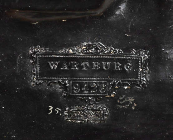 großer Wandteller *Wartburg* um 1880 - Foto 3