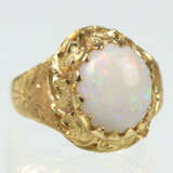 Opal Goldring - Gelbgold 750 - Foto 1