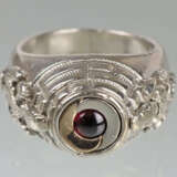 Gift Ring mit Granat Cabochon - Foto 3