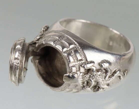 Gift Ring mit Granat Cabochon - Foto 4