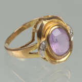 Amethyst Ring - Gelbgold 333 - фото 1