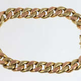 Bicolor Flachpanzer Armband - Gelbgold/RG 585 - Foto 1