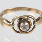 Brillant Solitär Ring - Gelbgold 585 - фото 1