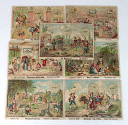 Legespiel Rechen-Aufgaben um 1910