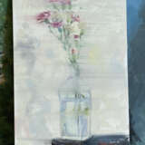 Painting “All in the past”, Canvas on cardboard, Oil painting, Neo-impressionism, Still life, Russia, 2021 - photo 1