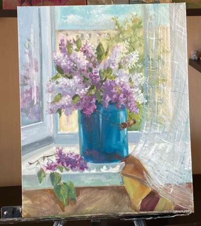 Painting “Light spring”, Canvas, Oil, Academism, Still life, Russia, 2021 - photo 1