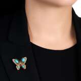 Turquoise, ruby and diamond brooch, Van Cleef & Arpels - фото 4