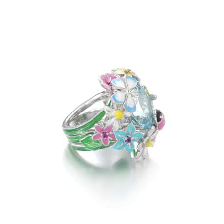 Gem set and diamond ring, 'Diorette', Dior - фото 2