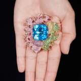 Gem set and diamond brooch/pendant combination, James Ganh - фото 4