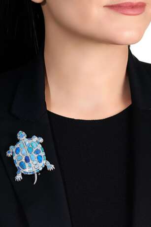 Gem set and diamond brooch, 'Tartaruga', Michele della Valle - фото 4