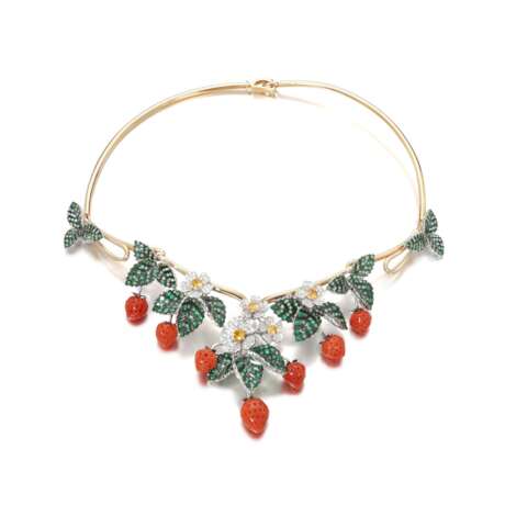 Gem set and diamond necklace, Michele della Valle - фото 1