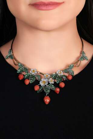 Gem set and diamond necklace, Michele della Valle - фото 4
