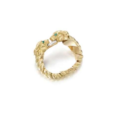 Gold, emerald and diamond bracelet, David Webb - Foto 2