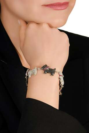 Diamond and ruby bracelet, 'Scottie Dog', Michele della Valle - photo 4