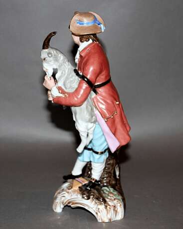 “Figurine Boy with goatfactory of A. Popov porcelain” - photo 2