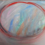 Gemälde „magisches Oval“, Whatman Papier, Aquarellmalerei, Abstrakter Expressionismus, Mythologisches, 2021 - Foto 1