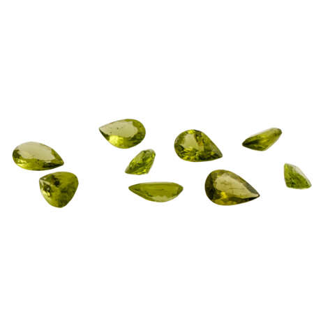 Konvolut 9 Peridote von ca. 21 ct - Foto 2